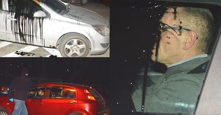 Atak na kierowców Ubera w Warszawie! Ich auta oblano odchodami!