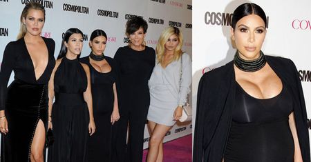 Kardashianki z mamą na urodzinach "Cosmopolitan" (ZDJĘCIA)