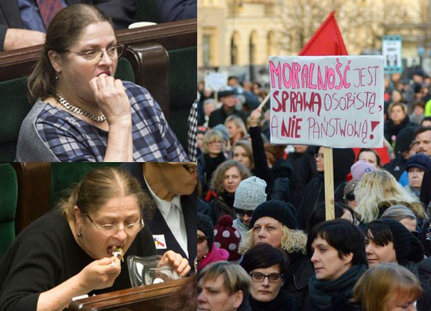 Pawłowicz o protestujących Polkach: "Zachowują się jak ulicznice. Infantylne pajacowanie wykolejonych kobiet"