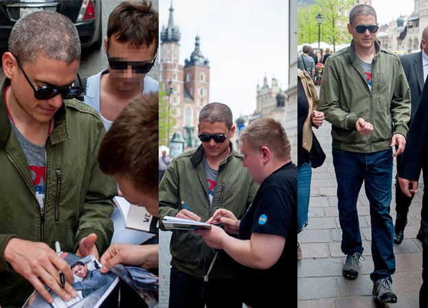 Wentworth Miller rozdaje autografy w Krakowie! (ZDJĘCIA)