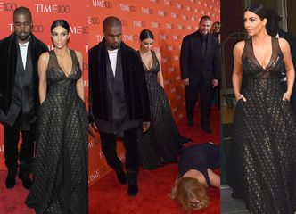 Kim Kardashian bez biustonosza na gali! (ZDJĘCIA)
