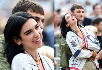 Zakochani Dua Lipa i Anwar Hadid przytulają się i całują na festiwalu w Londynie (FOTO)