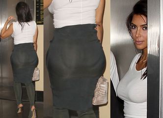 Kim Kardashian nosi silikonowe wkładki na pupie?! (ZDJĘCIA)