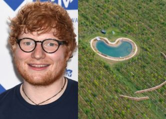 Ed Sheeran zbudował nielegalny basen za PONAD DWA MILIONY i ogrodził go płotem!