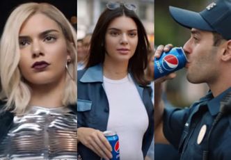 Kendall Jenner "zwalcza problemy świata" w reklamie Pepsi. "W prawdziwym życiu dostałaby w twarz gazem pieprzowym" (FOTO)