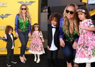 Mariah Carey z dziećmi na premierze filmu "Lego Batman" (ZDJĘCIA)