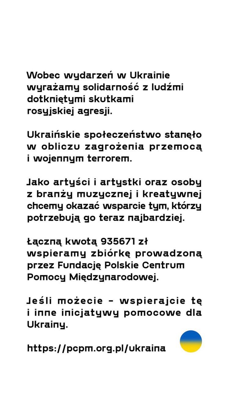 Taco Hemingway - Gwiazdy wspierają Ukrainę