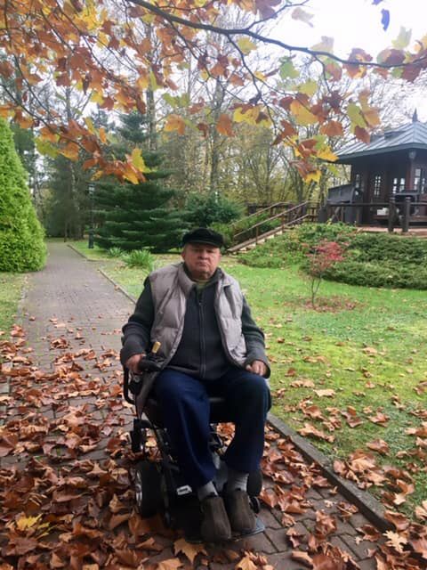 Andrzej Szopa w Domu Artystów Weteranów Scen Polskich w Skolimowie