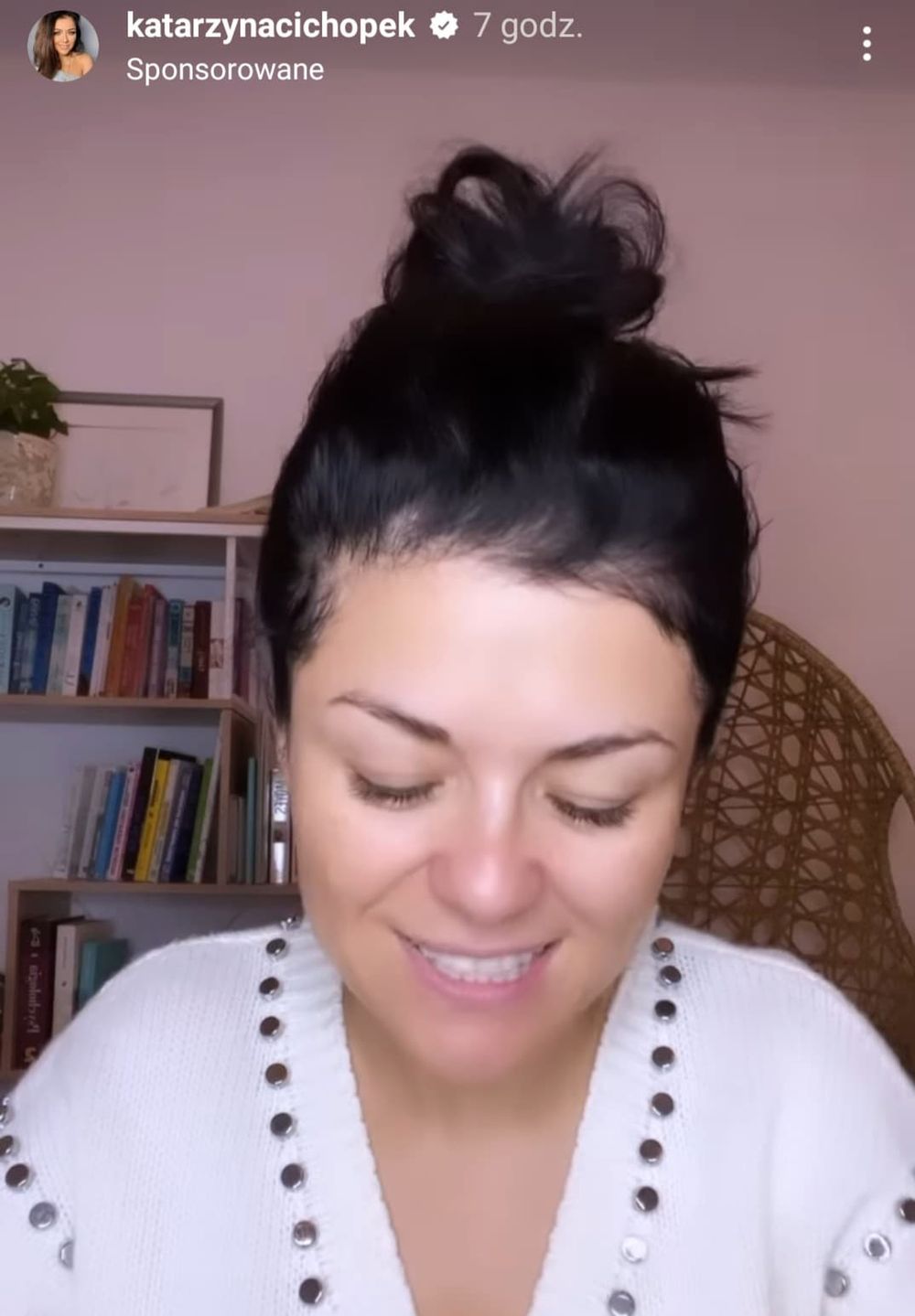 Kasia Cichopek robi makijaż