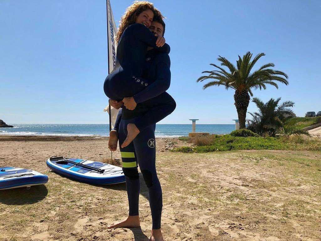 Shakira &amp; Gerard Piqué na plaży