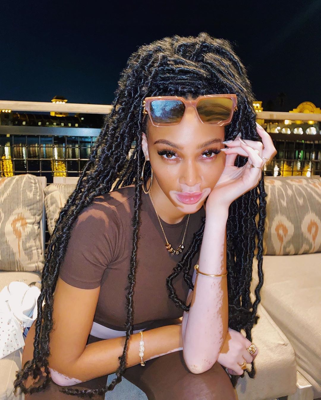 Winnie Harlow - przyjaciółka Kim Kardashian, 2019-2020