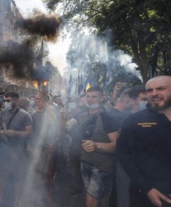 Zamieszki przed siedzibą prezydenta Ukrainy. Są ranni