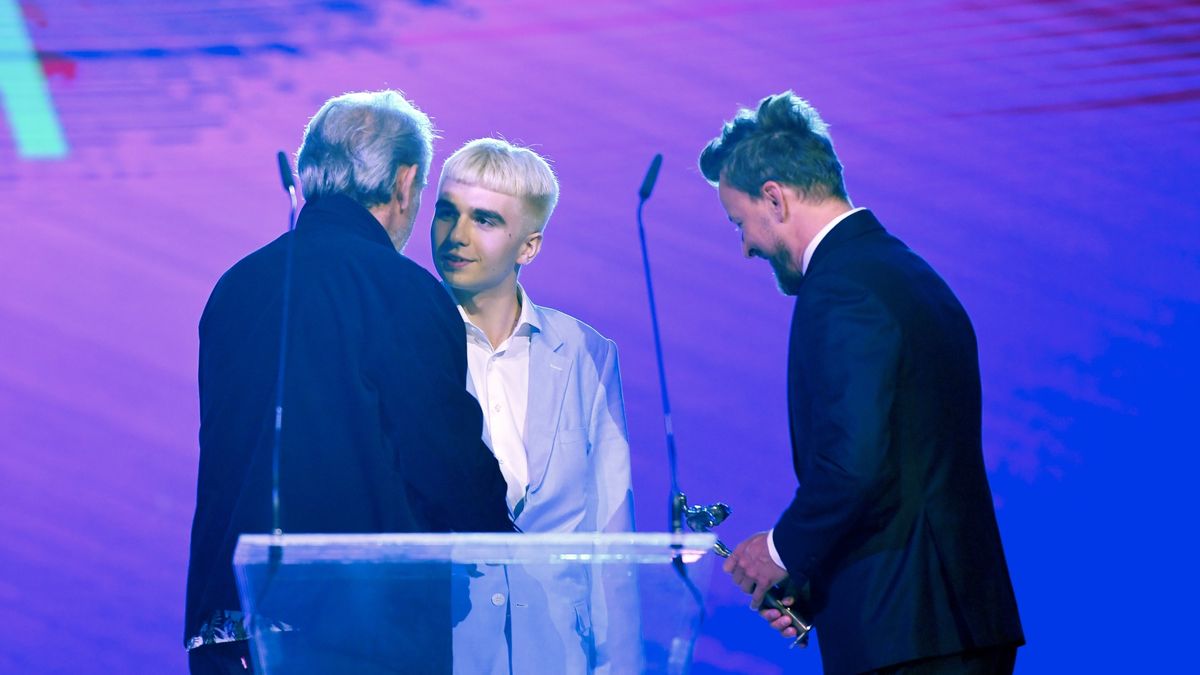 Mata na gali podczas wręczenia Fryderyków