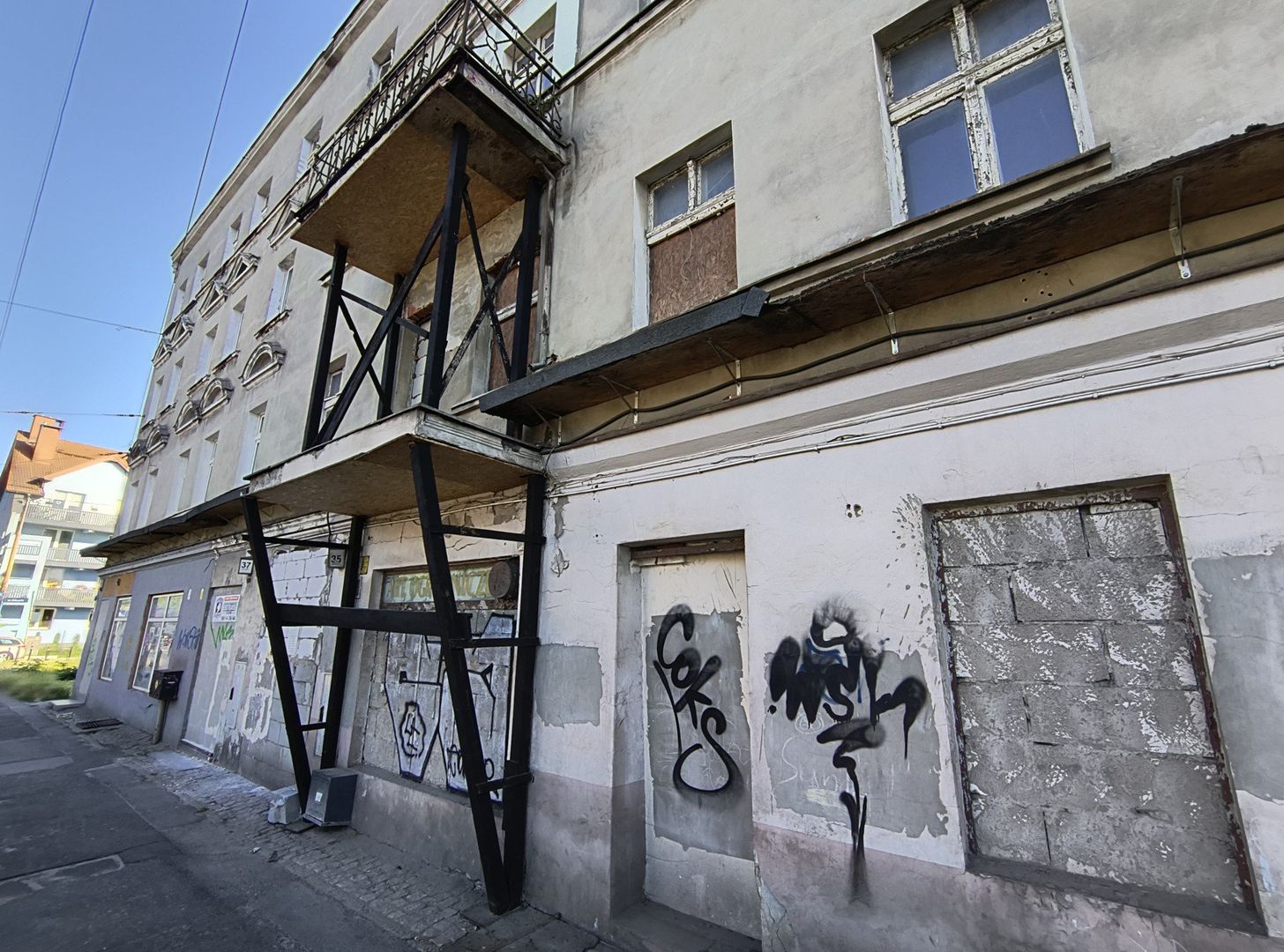 Budynki do wyburzenia przy Opolskiej