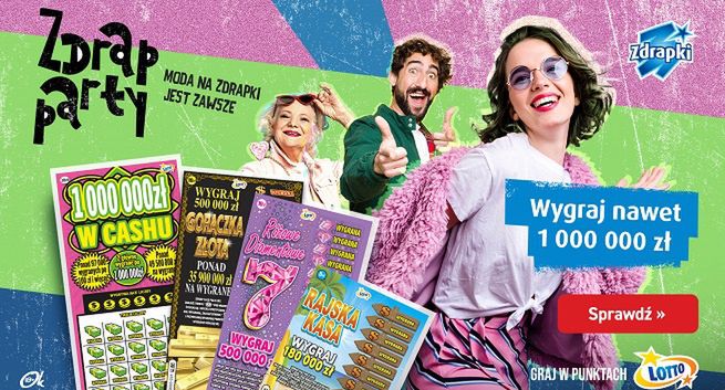 #ZdrapParty w kampanii Zdrapek Lotto