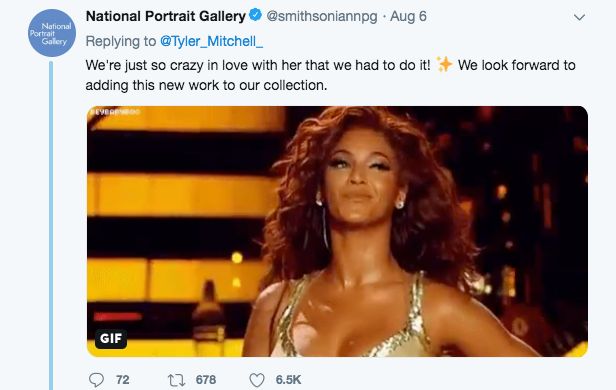 Portret Beyoncé Knowles trafi do National Portrait Gallery 2