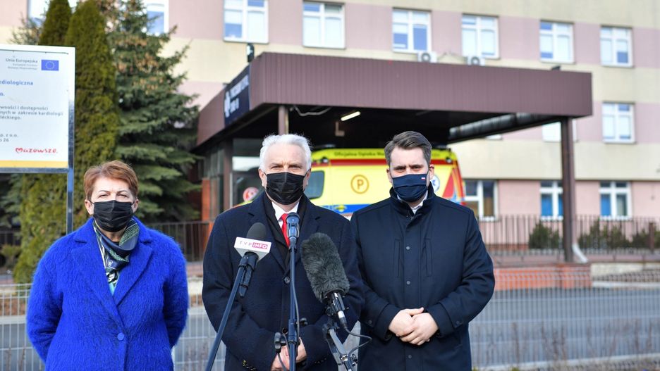 Koronawirus. Konferencja prasowa Waldemara Krasko oraz posłów PiS