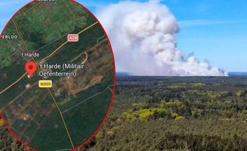 Wielki pożar w Holandii. Dym widać z wielu kilometrów