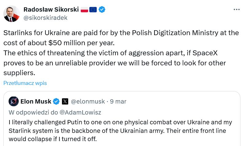Wpis Radosława Sikorskiego