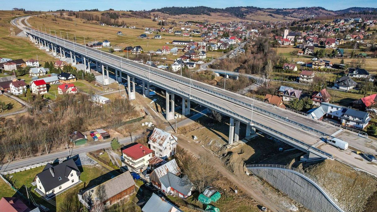 Estakada na nowej zakopiance