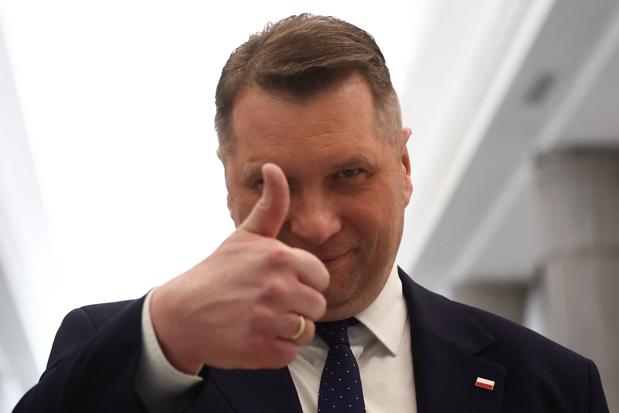 Ryszard Czarnek, Law and Justice party MP, during the parliament meeting in Warsaw, Poland on March 19, 2025. (Photo by Jakub Porzycki/NurPhoto via Getty Images)