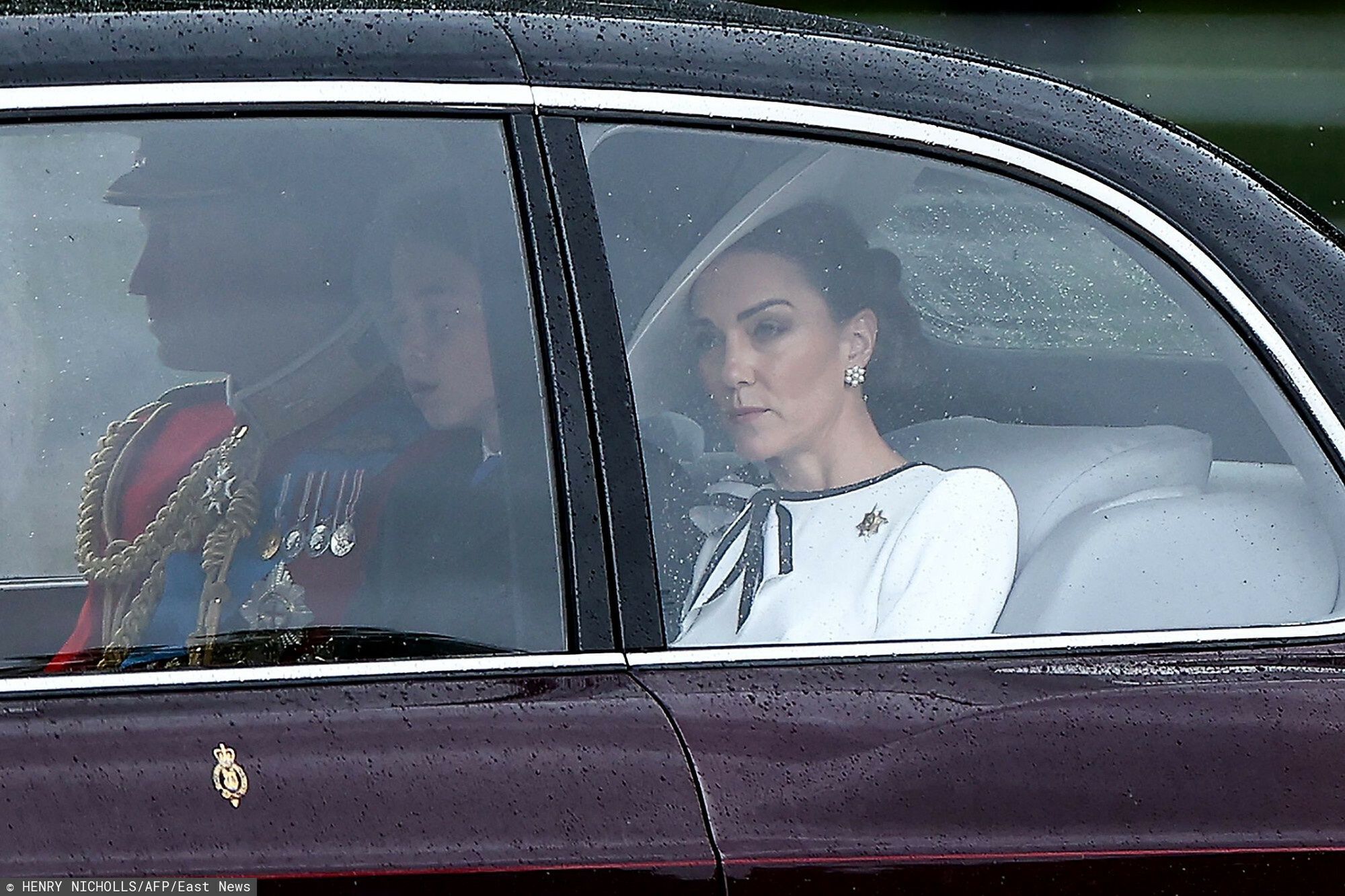 Księżna Kate w drodze na Trooping the Colour 2024