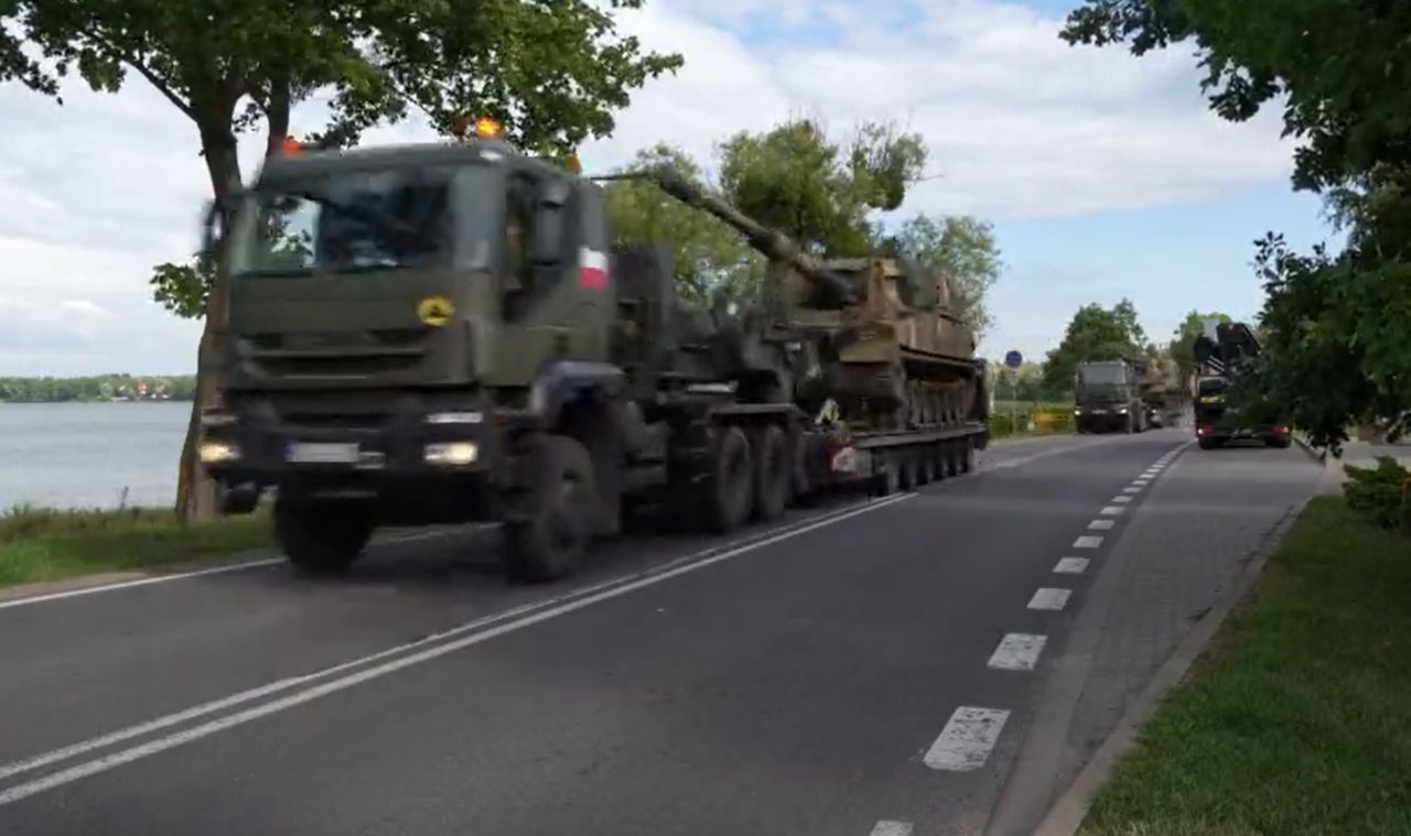 Ważny komunikat wojsk. Pojazdy wojskowe na drogach