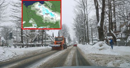 Intensywne opady śniegu, nawet 50 cm. Nowa prognoza dla Polski