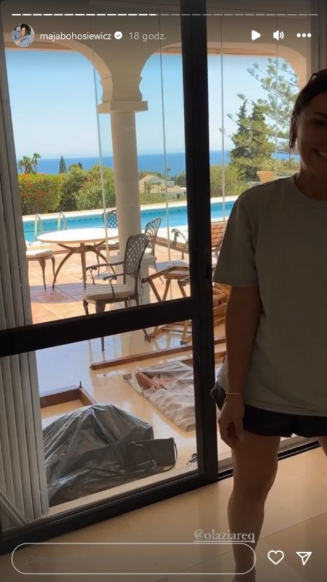 Maja Bohosiewicz relacjonuje remont hiszpańskiego gniazdka