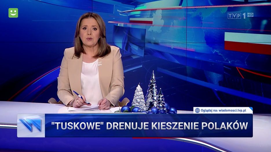 Zagadkowe "tuskowe" w "Wiadomościach" 
