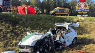Toruń: Zderzenie na drodze ekspresowej S10. Jedna osoba nie żyje