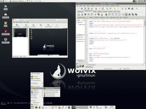 Linux Wolvix 2.0.0 w wersji Beta 2 1