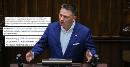 "Zabełtany błękit nieba". Burza po bulwersujących słowach Mentzena i wpisie prezydenta