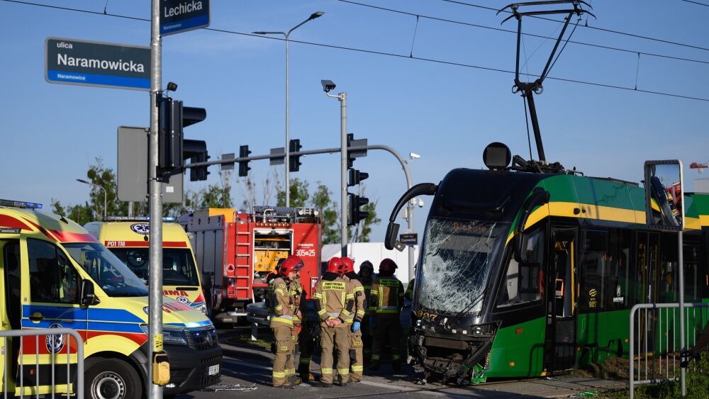 miejsce wypadku
Jakub Kaczmarczyk
drogowe, Pozna�, tramwaj, wypadek, zdarzenie