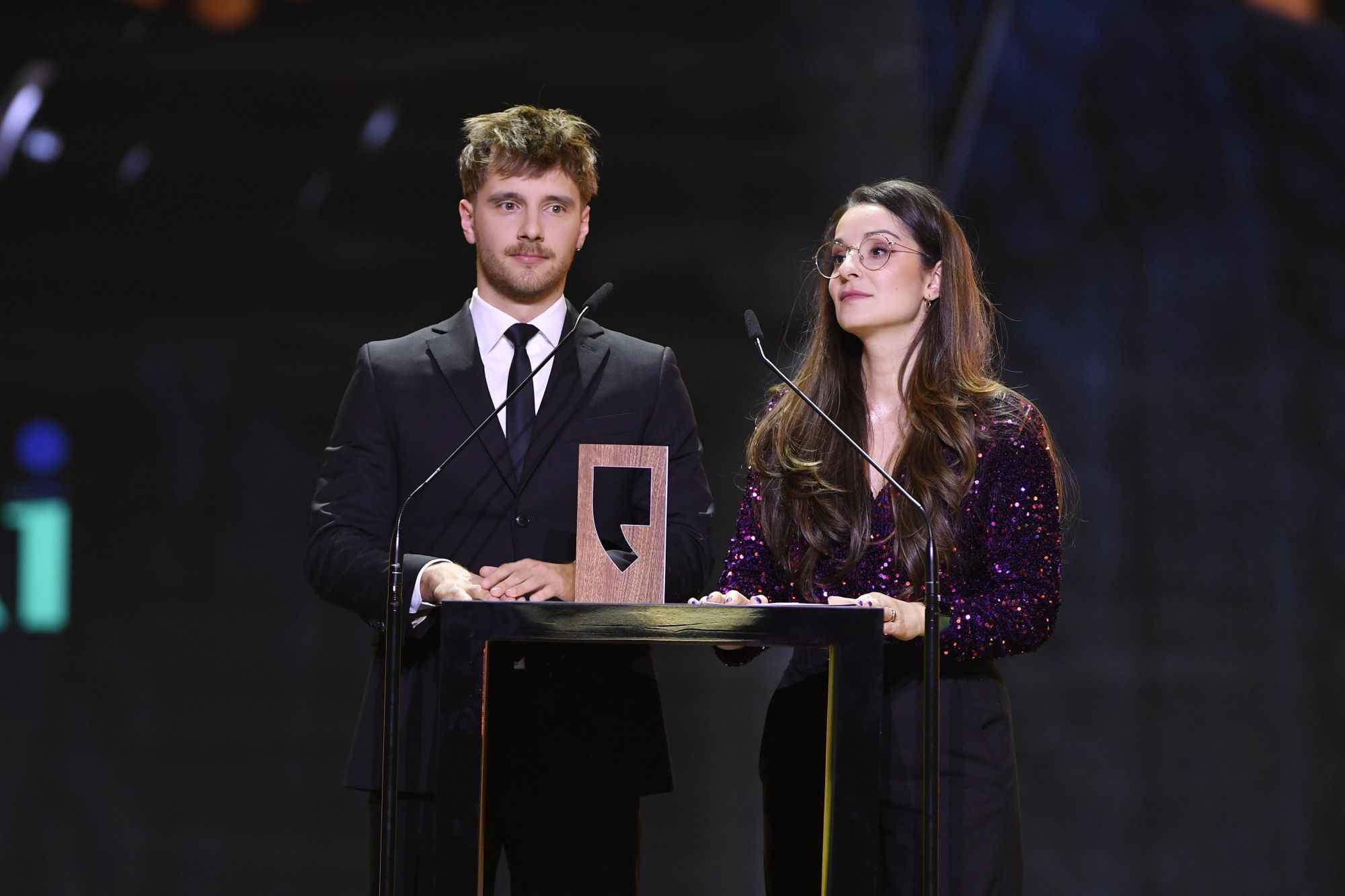 Maciej Musiał i Joanna Okuniewska podczas gali Bestsellery Empiku 2022