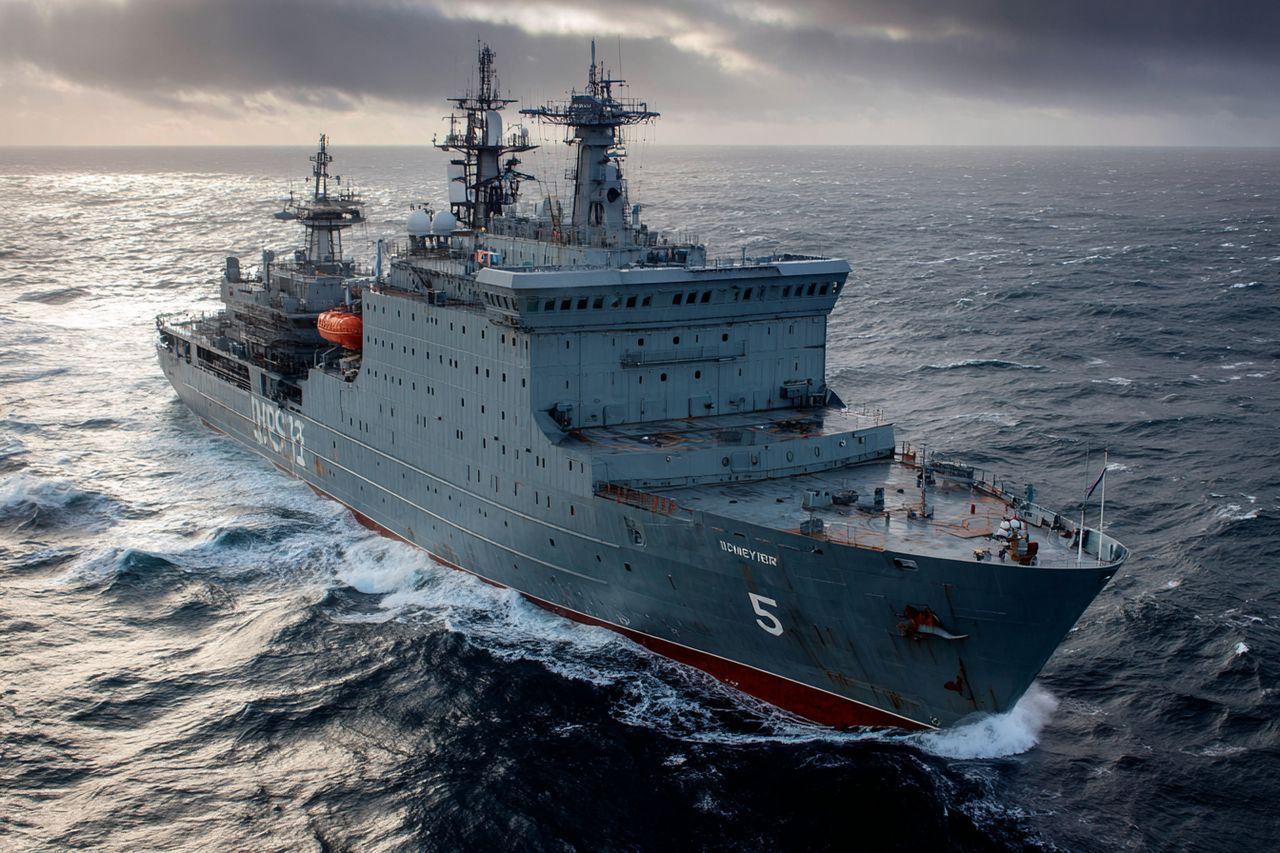 Rosyjski okręt szpiegowski "Jantar" znów przy brytyjskich wodach. Minister obrony ostrzega: "Widzimy was. Jesteśmy gotowi"