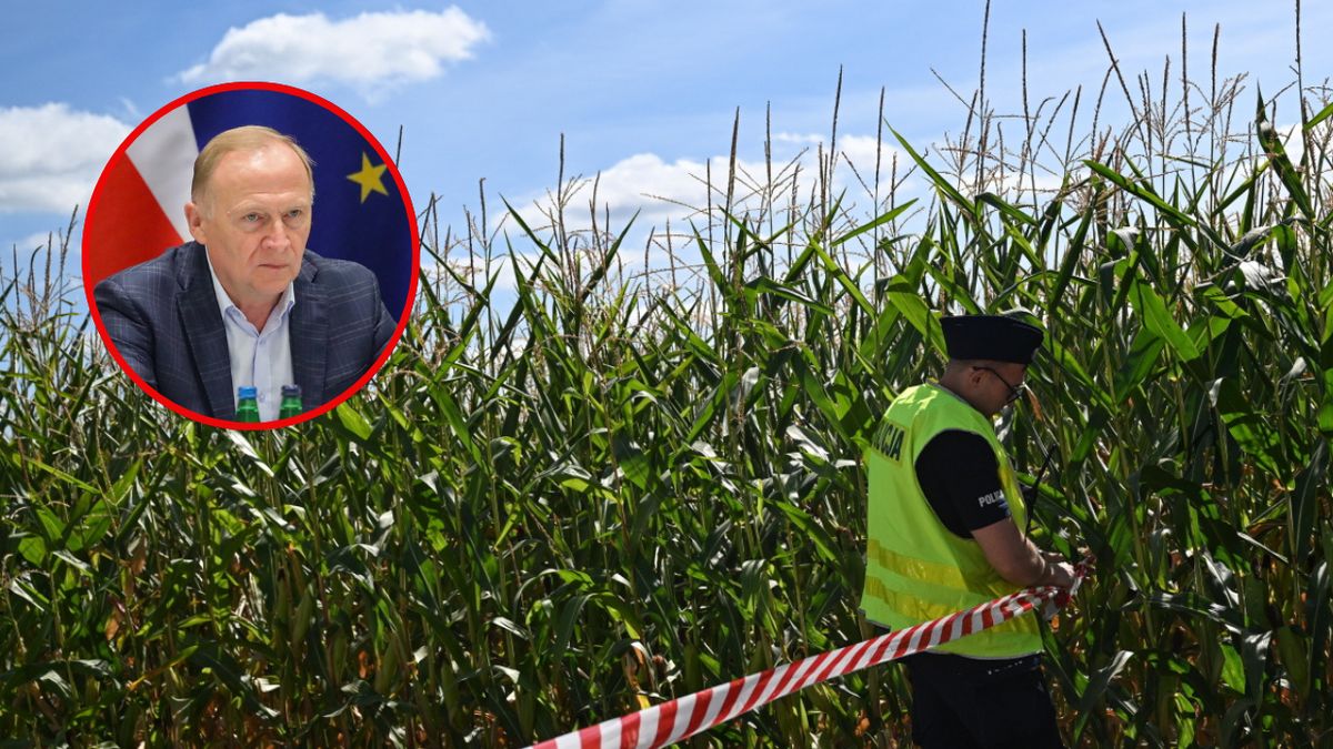 Eksplozja drona w Osinach