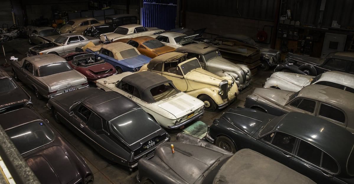 Ogromna kolekcja samochodów była ukryta przez długie lata
