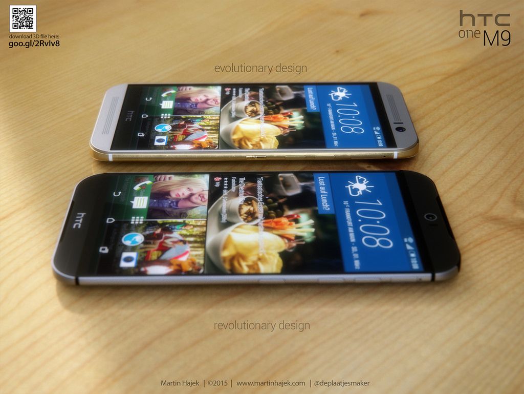 HTC One M9 z plotek vs HTC One M9 z reklam - porównanie designu 7
