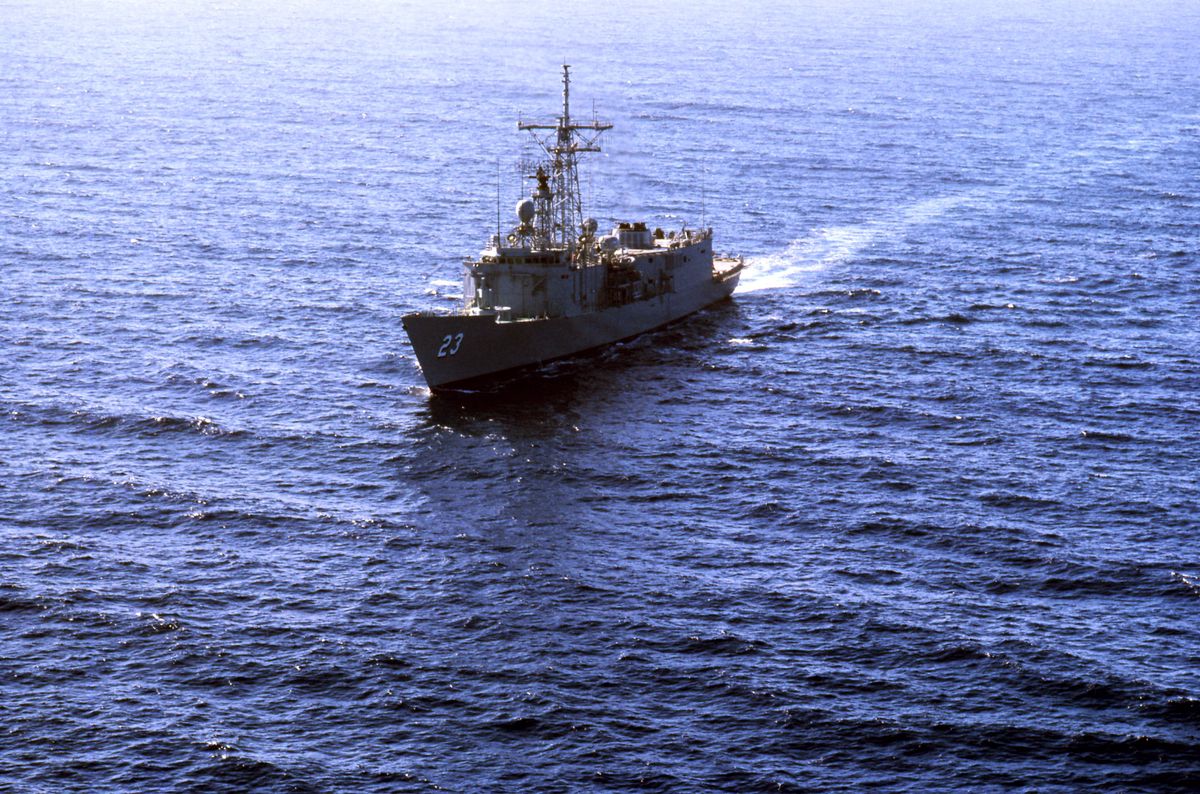 Okręt USS Lewis B. Puller, który brał udział w akcji 11 stycznia w pobliżu wybrzeża Somalii 
