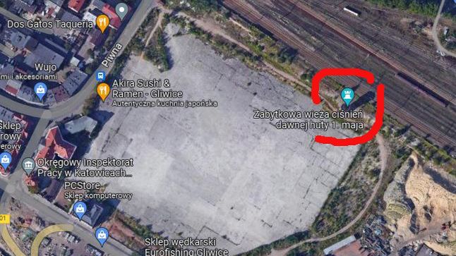 Dawna wieża ciśnień w Gliwicach