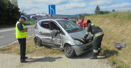 Wypadek w Dobruchnie koło Ostrowca Św.