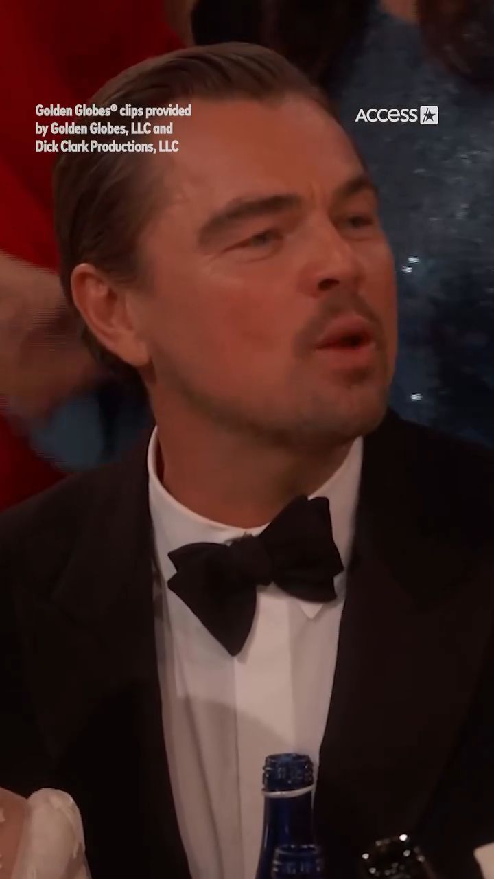 Leonardo DiCaprio na gali wręczenia Złotych Globów