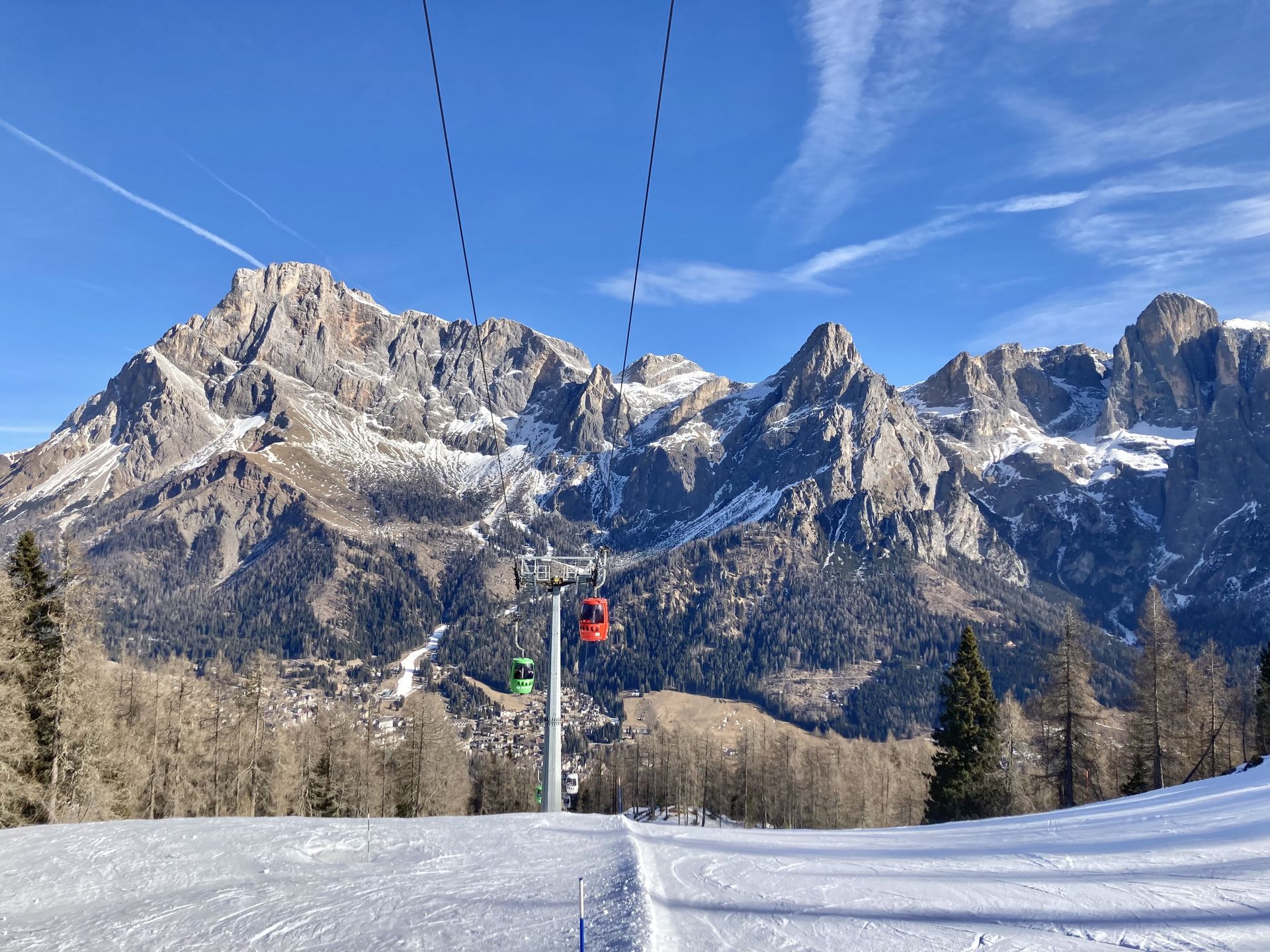 Narty w San Martino di Castrozza