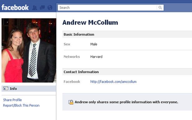 Andrew McCollum na Facebooku