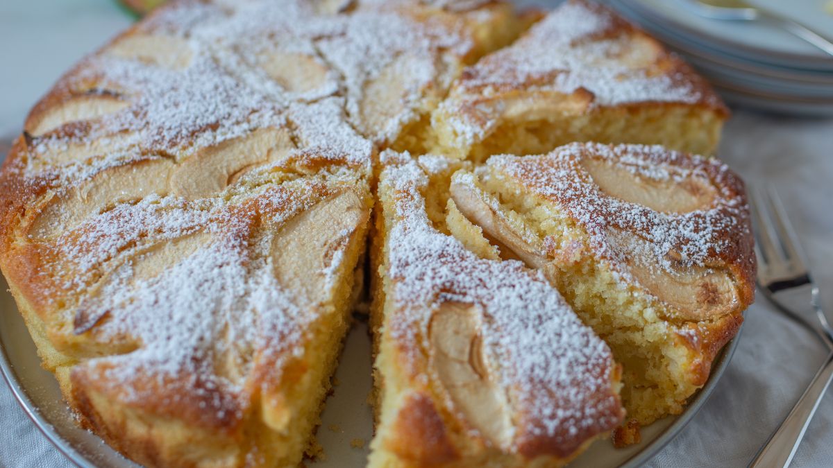 Ciasto z jabłkami - Pyszności