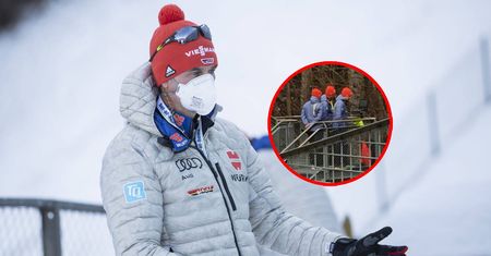Jest zdjęcie. Ujawnił, jak Horngacher zachowuje się w gnieździe trenerskim
