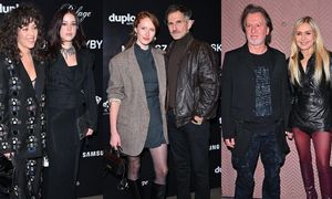 Inwazja gwiazd na pokazie Mariusza Przybylskiego: Bosak z nową partnerką, Kukulska z córką, odsłonięte nogi Moniki Olejnik (ZDJĘCIA)