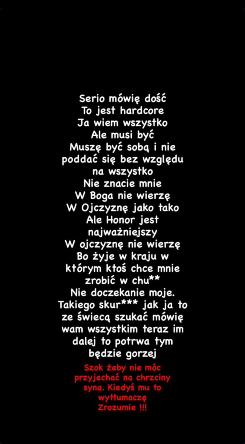 Daniel Martyniuk znów przemówił