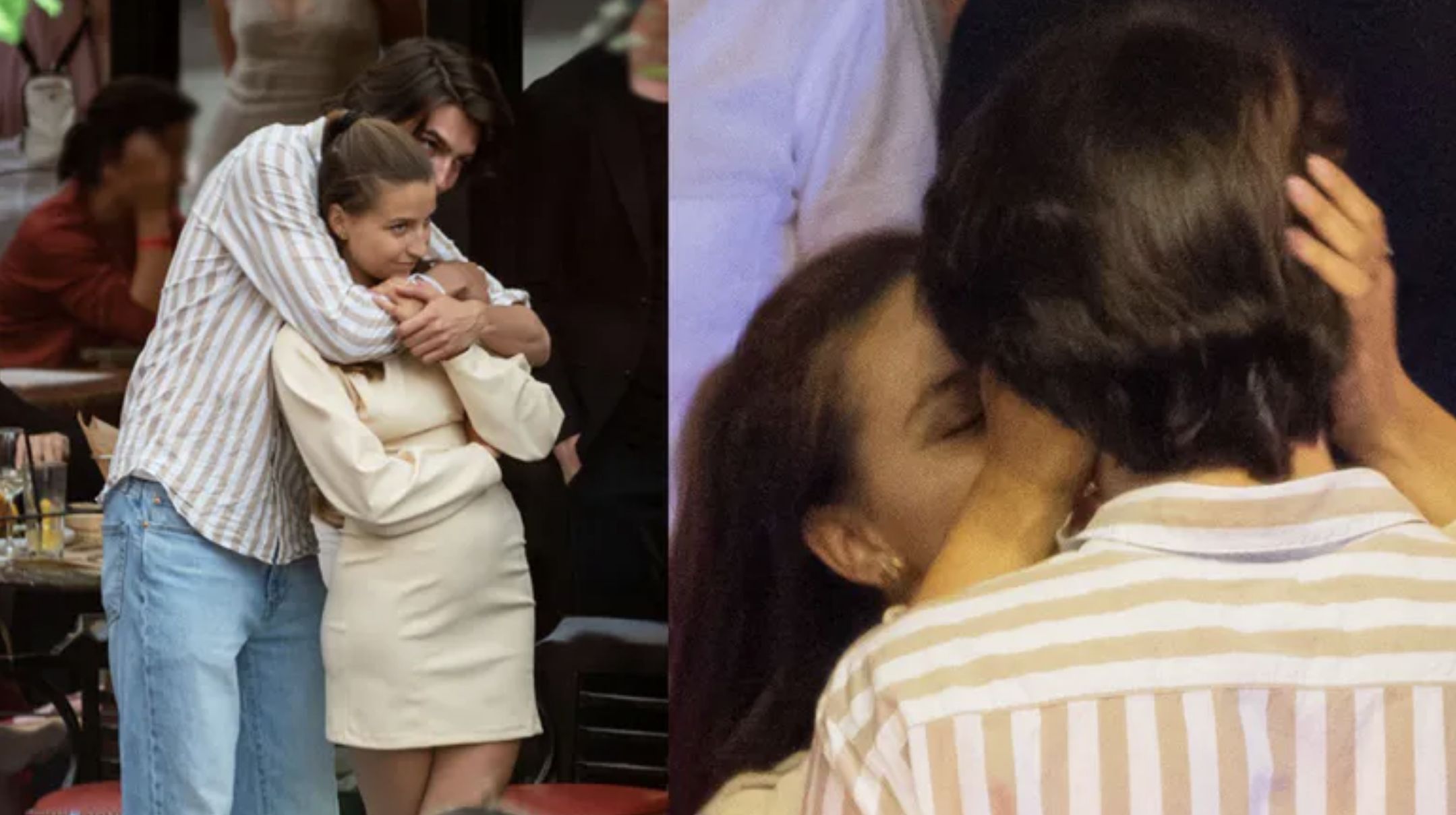 Julia Wieniawa i Nikodem Rozbicki na imprezie